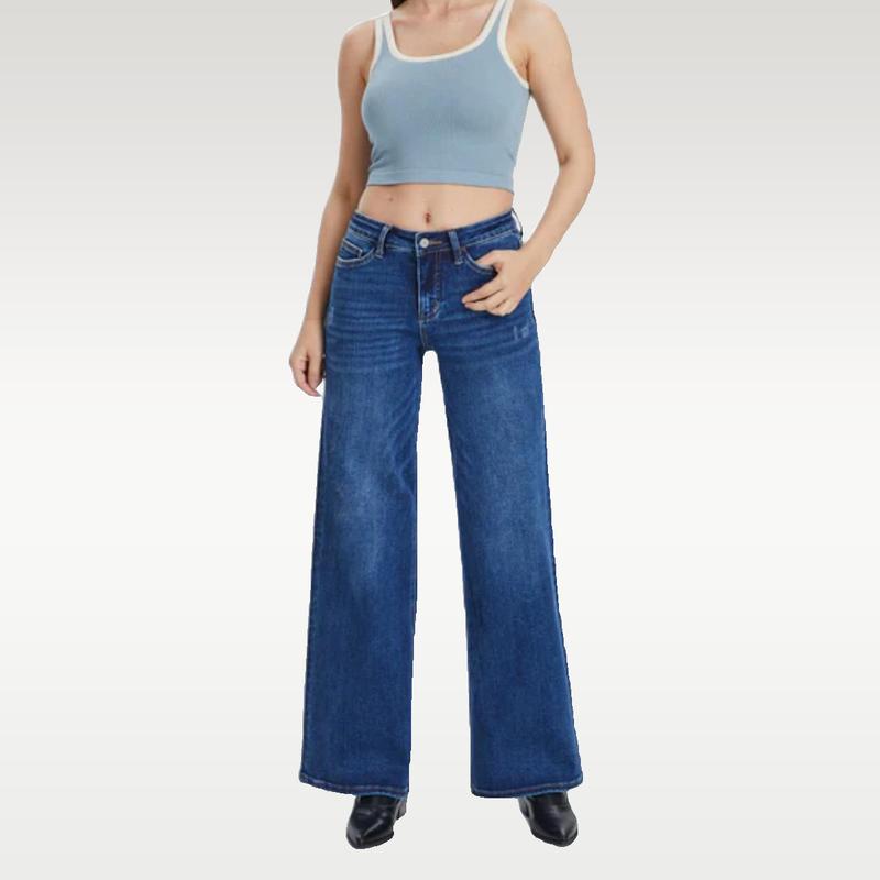 Women's Wide Leg Stretch Jeans