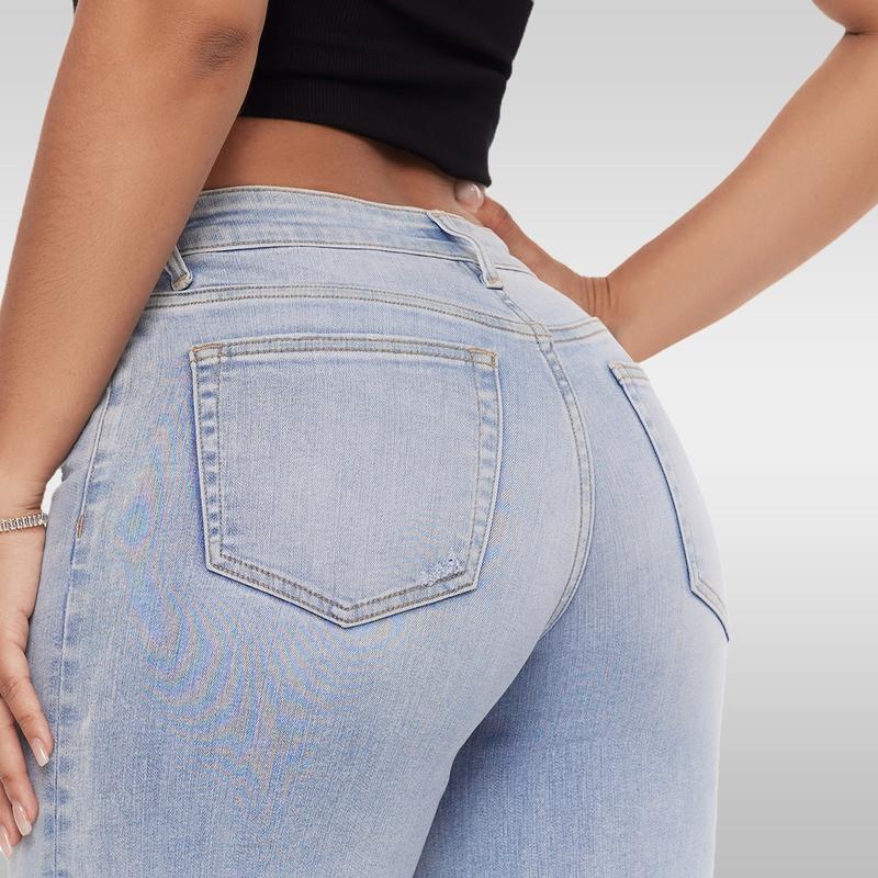Women's Wide Leg Stretch Jeans